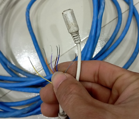 Hướng dẫn nối dây camera IP bị đứt – Camera Panasonic