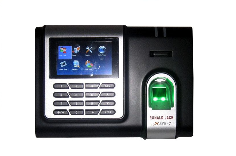 Máy chấm công vân tay và thẻ cảm ứng RONALD JACK X628-C