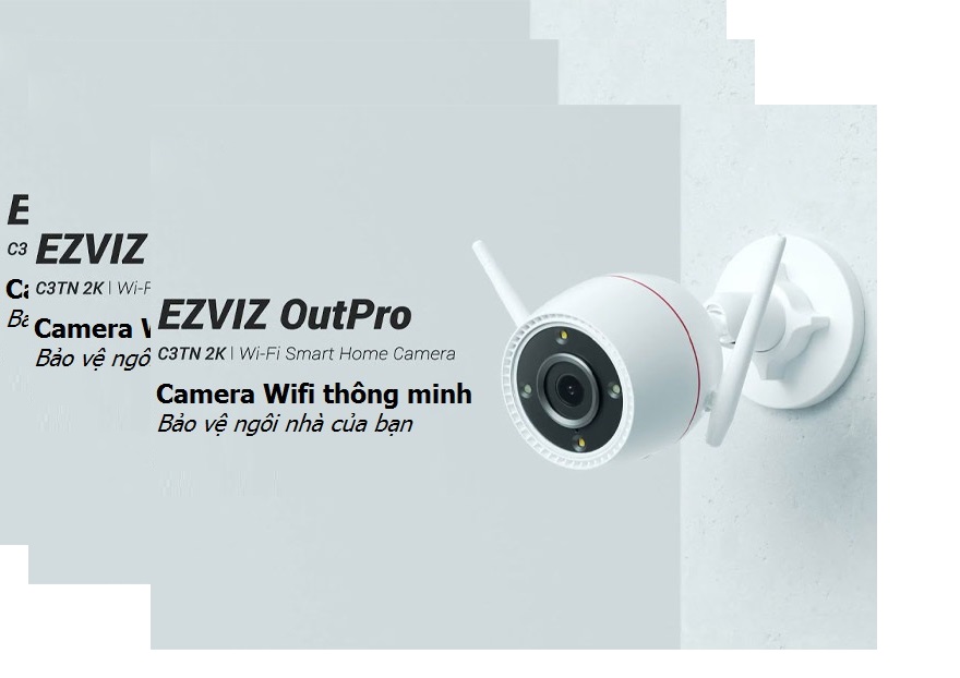 Camera WiFi ngoài trời EZVIZ C3TN 3MP có màu ban đêm
