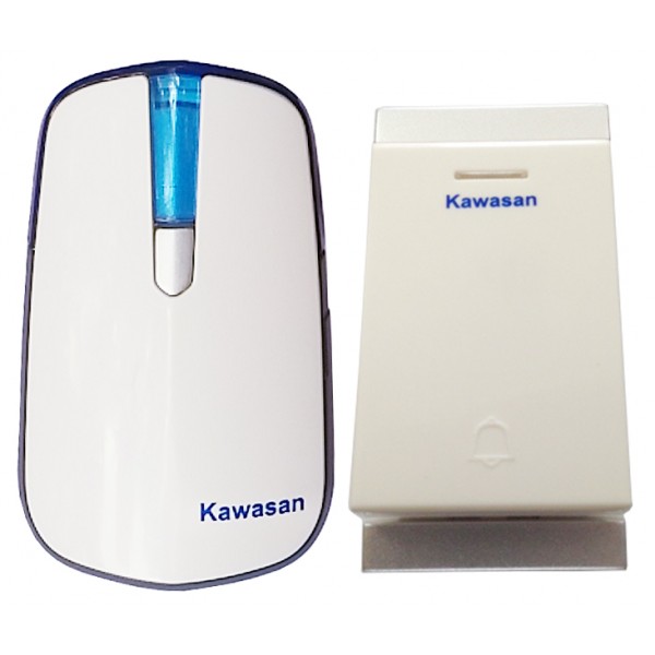 Chuông Cửa Không Dây KAWA DB818 nút nhấn không cần dùng pin