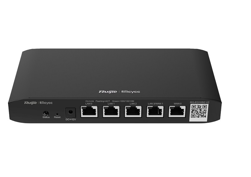 Router cân bằng tải Ruijie RG-EG105G V2 2 WAN Chịu tải 100 user