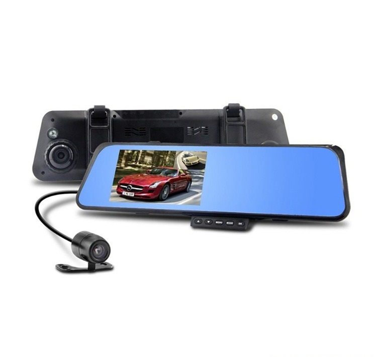 Camera hành trình gương K8100 3in1(Hành trình - Lùi -Gương)