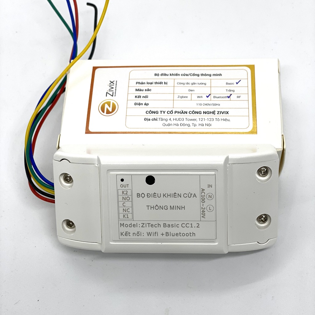 Điều khiển Cửa cuốn, mở Cổng tự động qua điện thoại từ xa - ZiTech Basic CC1.2