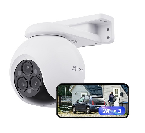 Camera WiFi EZVIZ H80F 4MP 3 Ống Kính Zoom siêu nét