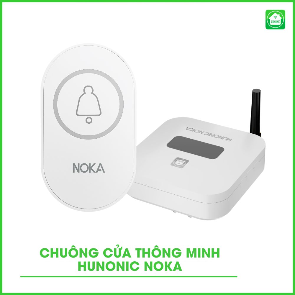 Chuông cửa không dây Hunonic NOKA báo qua điện thoại